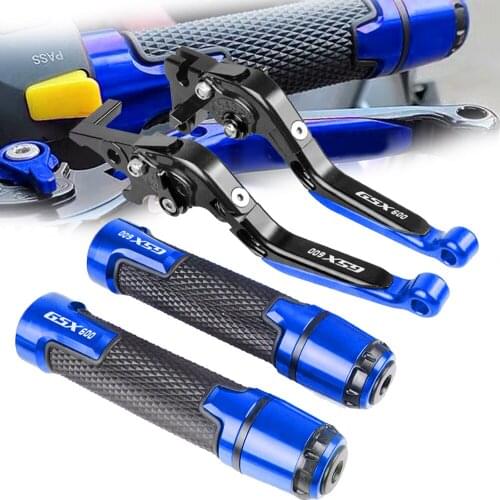 For Suzuki GSX600F KATANA GSX 600 1989-2007 2006 2005 2004 2003 2002 Motorcycle Clutch Brake Lever Adjusable+Hand Grips Handleb