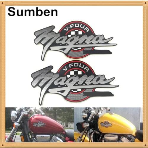 Fuel Gas Tank Emblem Badge Decal Side Stickers w/ Glue for Honda Magna V-FOUR V25 V30 V42 V45 V65 VT250 VF500 VF700 VF750 VF1100