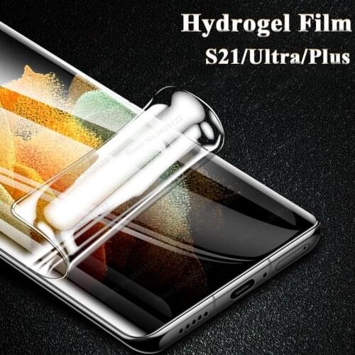 Hydrogel protective film for samsung galaxy s21 screen protectors not glass for samsung galaxy s21 ultra plus s21+ s21ultra film