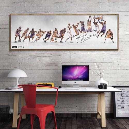 Star Kobe Picture Poster Canvas Print Painting Wall Art Living Room Home Decoration Oil Painting
