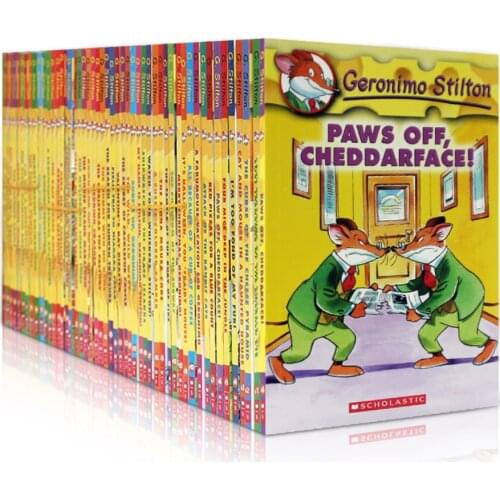 8-12 year 70 book/set Children English story book Geronimo Stilton English picture Chapter Bridge Book Children early education