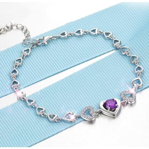 Trendy Bracelet For Women 100% Genuine 925 Sterling Silver Bracelet Jewelry Accessories Anniversary Gift For Lady Party