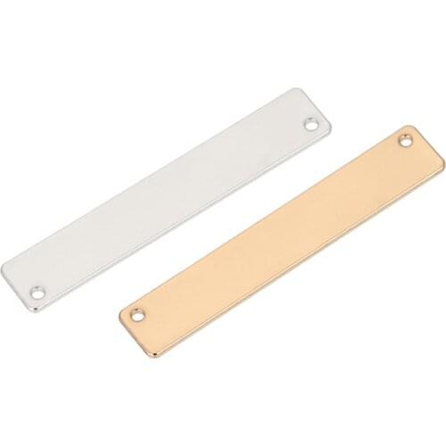 35x6mmDIY Necklace Small Pendant Jewelry-Accessories Necklace Found Wholesale Gold