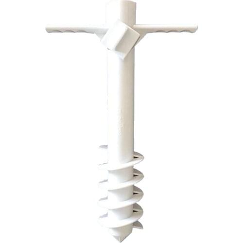 Beach Umbrella Sand, One Size Fits All, Safe Stand for Strong Winds, Outdoor Camping Umbrella Holder with Spiral Screw