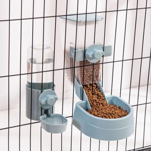 500ML Small Dog Hanging Automatic Feeder Bottle Pet Drinking Fountain Cat Hanging Cage Drinking Fountain Water Bottle