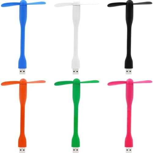 Portable Mini Fan + USB Light Lamp Creative Mini USB Adjustable Flexible Perfect for Power Bank Notebook Computer Summer Gadget