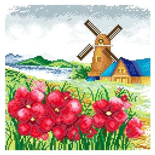 Embroidery Package Cross Stitch Kits Unopen New Luxurious Its Spring DIY Handicraft Embroidery Kit Free shipping