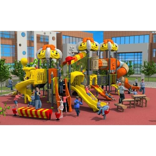 CE,ISO,TUV Combined outdoor playground park super quality European and Korea castle amusement play structure YLW-OUT171023