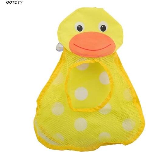 Storage Net Cartoon Animal Toy Bag Baby Bathroom Wall Hanging Mesh Suction Cup Organizer for Kitchen Living Room Home