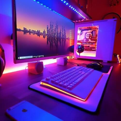 LED Strip Ambient Light TV Kit for Computer Desktop PC Screen Backlight USB POWER WS2812 Flexible Neon Decoration