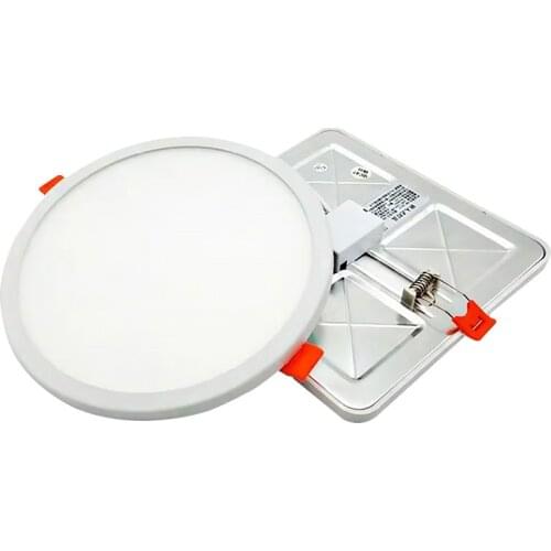 LED Panel Light Ultrathin Surface Downlight 6W 9W 15W 20W 220V Square Round Panel Light Cold/Natural/Warm White Indoor LED Light