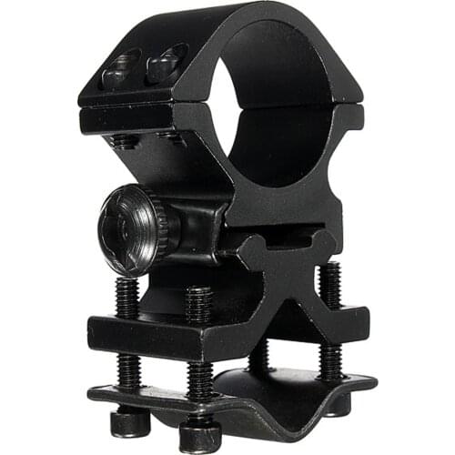 UniqueFire Barrel Mount Holder 25mm Ring and 20mm Rail Action for Tactical Flashlight Laser Torch