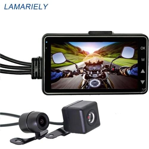 1080P Night Vision Motorcycle DVR Dash Cam Camera Realtime Surveillance Fotografica Moto Dashcam Wide Angle Camera Waterproof
