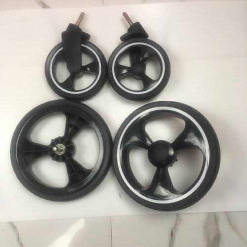 Foofoo Original Stroller Wheel Replace Part Front Wheels Pushchair Back Rear Rubber Wheel Pram Stroller Accessories