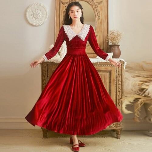 2019 new fashion womens clothing Autumn vintage dress dresses party dress