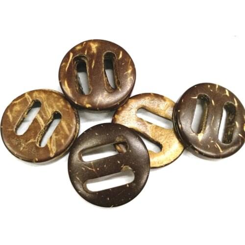 32L 20mm Round Coconut Sewing Buttons 2 Holes Belt Buckle Replacement For Clothing Overcoats Sweater Scrapbook Decoration