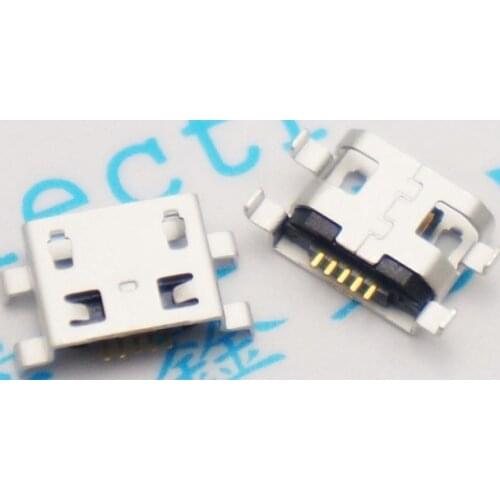 10pcs Micro USB 5pin B type Female Connector For Mobile Phone Micro USB Jack Connector 5 pin Charging Socket 0.8 MK5P