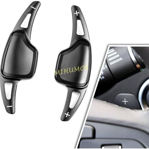 For Cadillac XT4 XT6 CT4 CT5 Aluminum Paddle Shifter Extension Accessories Black