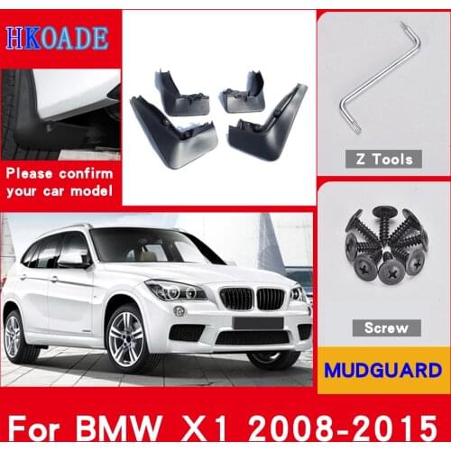 Car Fender Mud Flaps For BMW X1 E84 2008 2009 2010 2011-2015 Mudguards Splash Guards Fender Mudflaps Car Fender Accessories