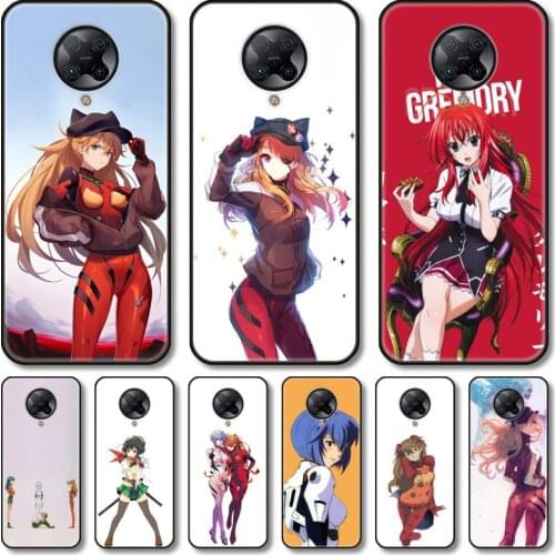 Beautiful red clothes girl Phone Case For xiaomi Poco M2 M3 C3 X3 F2 F3 Lite NFC Pro Anime Black Cover Silicone Back Pretty tpu