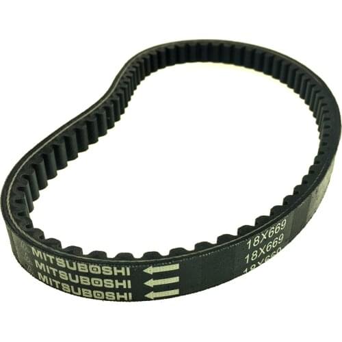 GY6 Engines Fits Most 50cc Rubber Transmission Belts Drive Pulley Drive Belt 669 18 30 Scooter Moped for 139QMB GY6 50 60 80