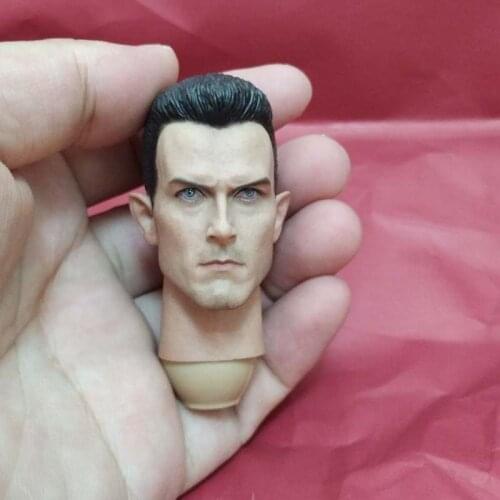 1/6 The Judgement Day T1000 Head Sculpt Robert Patrick Headplay Model for 12in Action Figure Accessories Toys