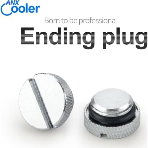 G1/4'' Plug Water Cooling System Metal Sealing Lock Radiator End Plug PC Accessories Fitting