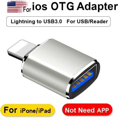 Ingelon 3 in 1 OTG Converter for TYPE C Lightning to USB 3.0 Adapter For Mouse camera Phone Converter Multimemory adapter ios13