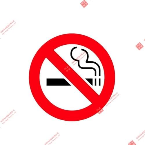 Creative No Smoking Sign Sticker for House Home & Business Indoor & Outdoor Waterproof and Sunscreen PVC Car Sticker