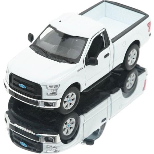 WELLY 1:24 2015 Ford F-150 regular Cab Alloy Luxury Vehicle Diecast Pull Back Car Model Goods Toys for Adults Collection