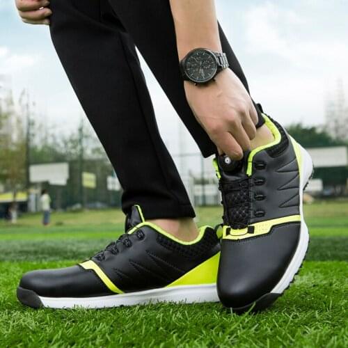 2021 Men Golf Shoes Breathable Men Sneakers Waterproof Outdoor Anti-slip Golf Shoes