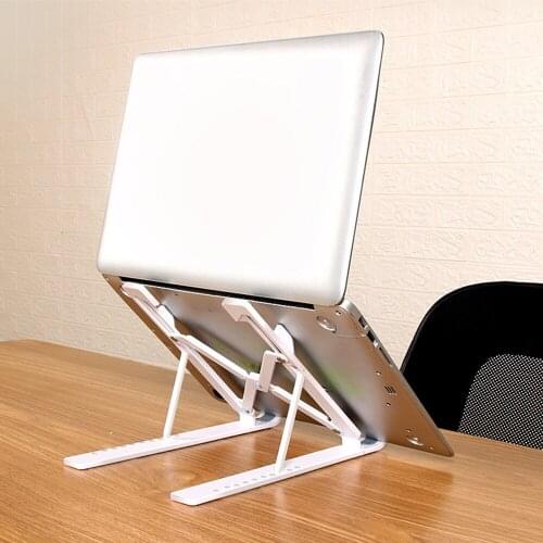 New Foldable Laptop Tablet Stand Notebook Riser Holder Ergonomic Portable Laptop Holder Adjustable For MacBook Air Pro ipad ABS