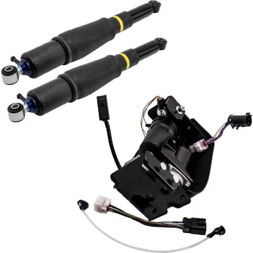 New Rear Air Shocks & Air Compressor Kit Fit For Chevrolet Avalanche 1500 Z55 Autoride 25979394 25979393 949000