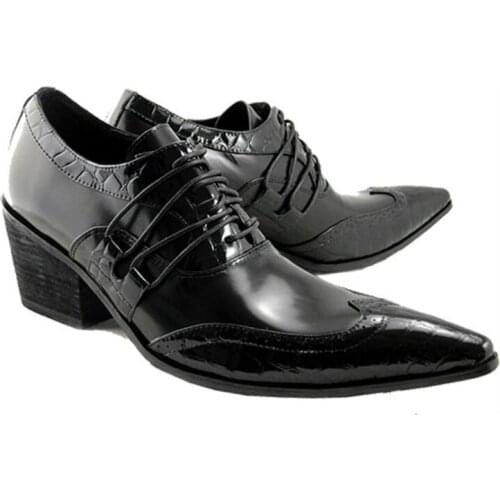 Ntparker New Japanese Style Fashion Oxford Shoes for Men Pointed Toe Black Men Leather Business /Wedding Shoes Men, US6-US12