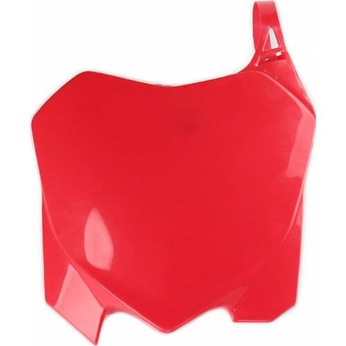 Front Number Plates Name Plate For HONDA CRF CRF250R 2010 2012 2013 CRF450R 2009 2010 2011 12 Off Road Racing Motocross