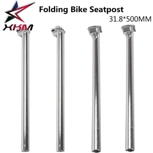Folding Bike Seatpost 31.8mm*500mm Aluminum Alloy Seat Tube Ultralight 398g Mountain Bike Road Bicycle Seat Post Cycling Parts