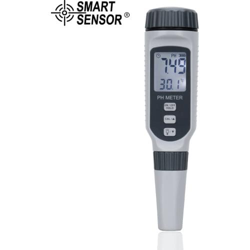 Professional PH Meter Pen Type PH Water Quality Tester Acidometer for Aquarium Aater PH Acidity Meter Measure ATC Function PH818