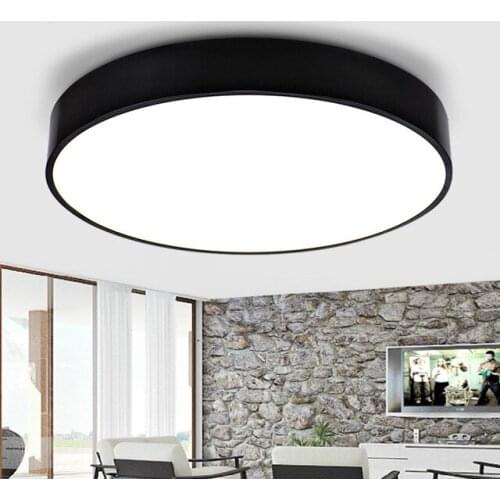 Modern office lighting LED Pendant lamp round living room bedroom black/ white lighting restaurant office study lamp BG13