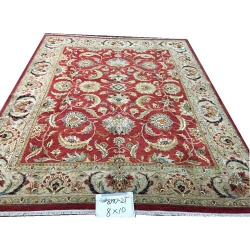 Turkish Rug Handmade Antique Decor Home Decoration Antique Vintage Serapi Wool Knitting Carpets