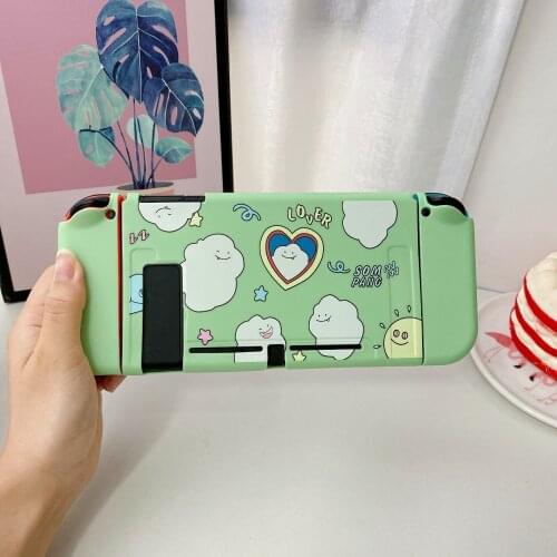 Funny Cute Naughty Clouds Cartoon Soft TPU Full Cover Switch Protective Case For Nintendo Switch