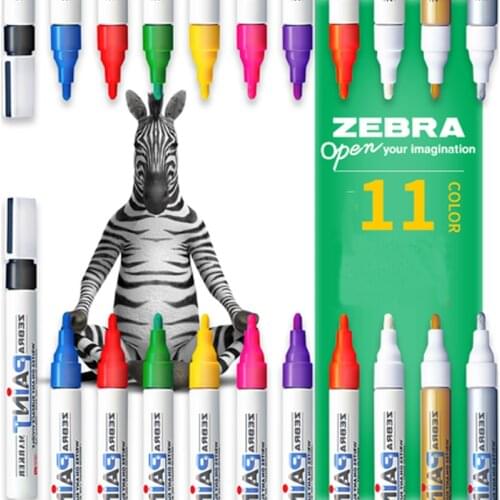 Цветные фломастеры Zebra China At AliExpress