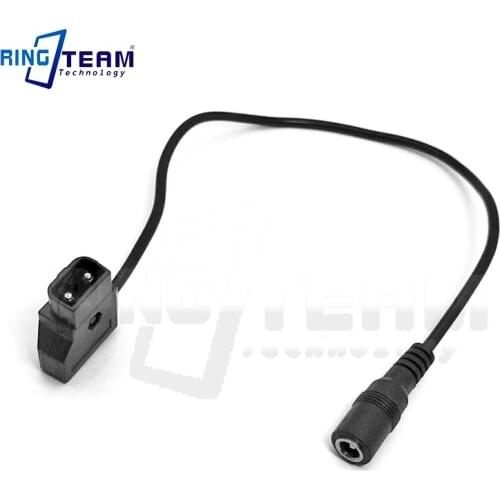 10pcs D-Tap to DC 5.5*2.5 / 5.5*2.1mm Female Power Cable for Lights Lamps Monitors Cameras and More Devices