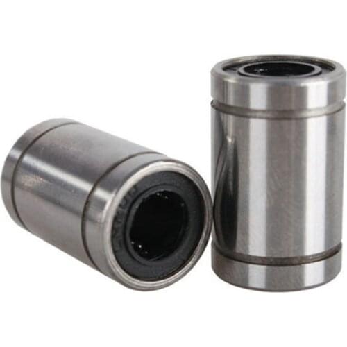 10Pcs Metal LM8UU 0.8cm 8mm Linear Motion Ball Bearing Bushing Bush Top Quality