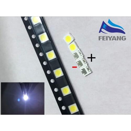 1000pcs/lot For UNI LED backlight LCD TV 3535 3537 LED SMD Lamp bead bead 1W 6V 3535 1.2W Cold white UNI MSL-638DEZW-E26SC
