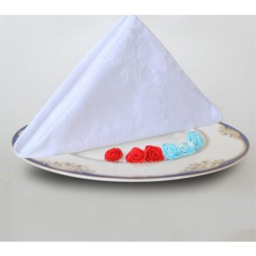 5pcs Western Dinner Serviette Cotton Table Napkin Hotel Folding Napkin Home Cloth Vintage Napkin Coffee Towel Table Decoration