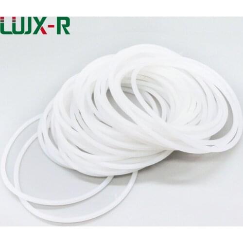 LUJX-R 5pcs 5mm O Ring Seal OD165/175/180/195/205/210/220mm White O Rings Sealing Silicone Gasket Washer Specific O-Ring Seal