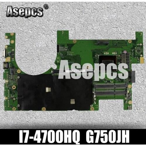 Asepcs G750JH Laptop motherboard For Asus G750JH G750JW G750JX G750J G750 Test original mainboard 2D I7-4700HQ GTX780M