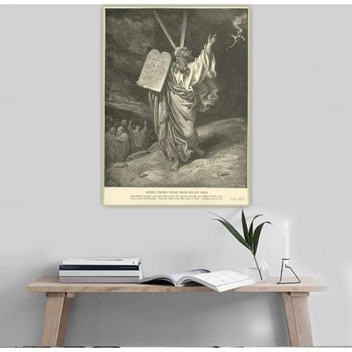Citon Gustave Dore Holy Writ The Holy Bible illustration Stories Canvas Oil Painting Picture Background Decor Home Decoration