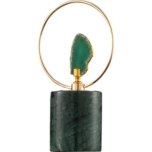 Modern Luxury Agate Crafts Living Room Bookcase Decoration Marble Base Art Sculpture Furnishings Home Decoration Accessories New