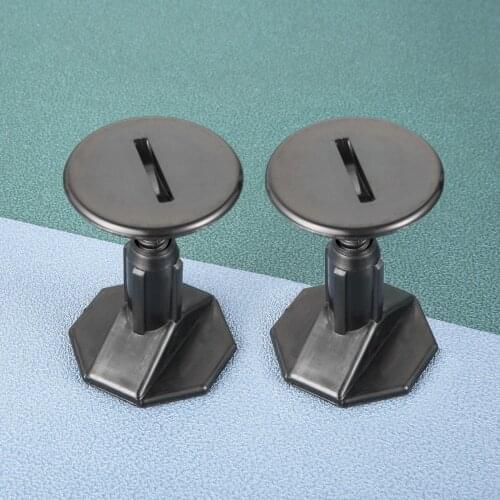 2Pcs PVC Surfboard Leg Rope Leash Plug Screw for SUP and Stand Up Paddle Board Soft Foam Surfboard Body Board Surfing Black